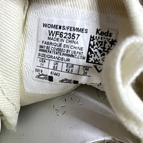 KEDS X KATE SPADE TRIPLE KICK  ALL OVER GLITTER SNEAKERS - Picture 8 of 9